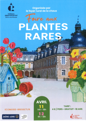 Foire aux plantes rares - château Pierre-de-Bresse 11 et 12 avril 2026