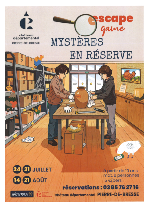 Escape game au château départemental 31 juillet 2026 