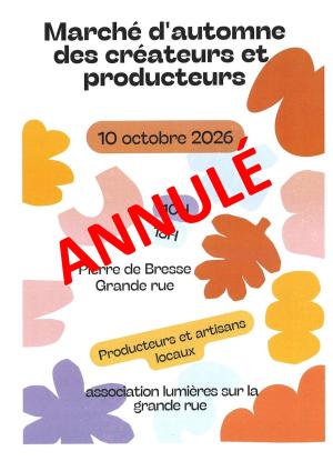 Marché des producteurs dans la Grande Rue 