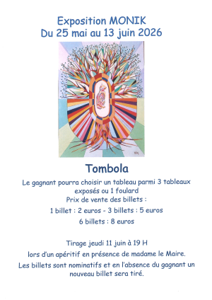 Exposition "MONIK" au Point Information Touristique