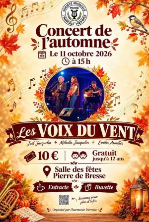 Concert de l'automne organisé par l'Harmonie Pierroise 