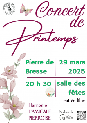Concert de Printemps HARMONIE PIERROISE