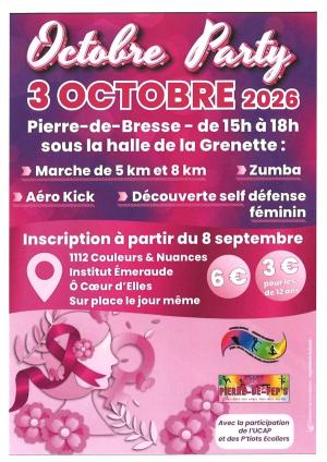 OCTOBRE PARTY 03 octobre 2026