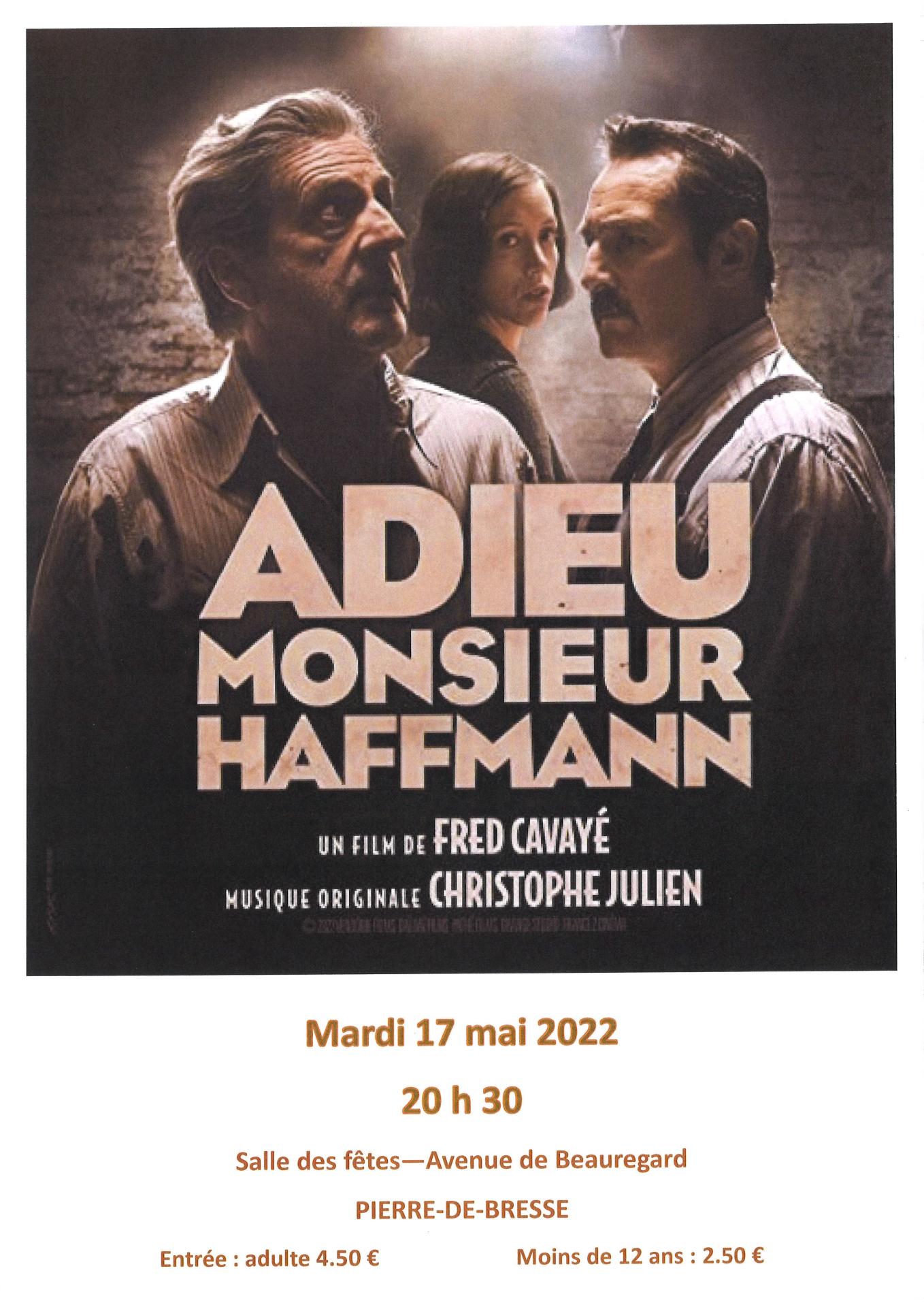 ciné VILLAGE Adieu Monsieur HAFFMANN