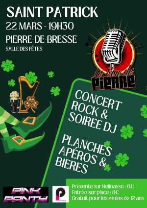 Saint Patrick - 22 mars 2025 - Pierre-de-Bresse  