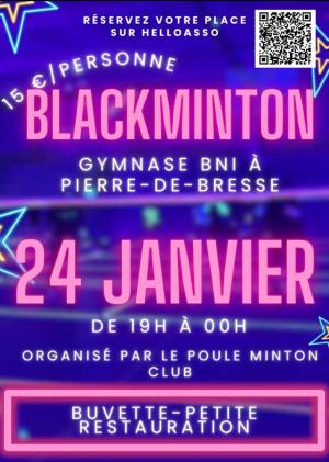 soirée BADMINTON  - gymnase intercommunal  samedi 24 janvier 2026