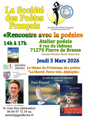 Atelier poésie - 5 mars 2026 - locaux intercommunalité
