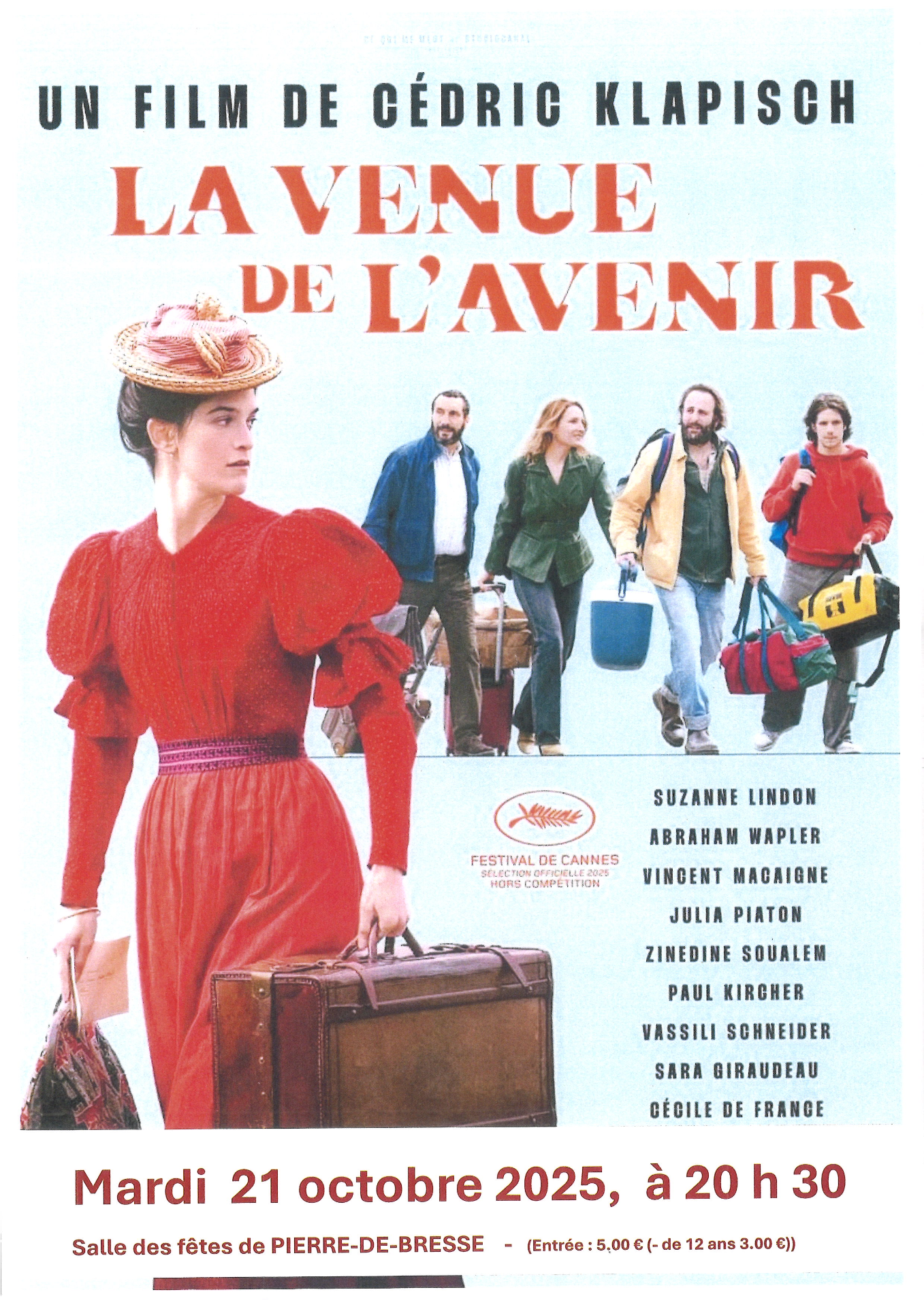 Ciné village "La Venue de l'Avenir" 21 octobre 2025