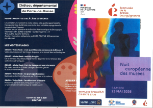 Nuit européenne des musées 23 mai 2026
