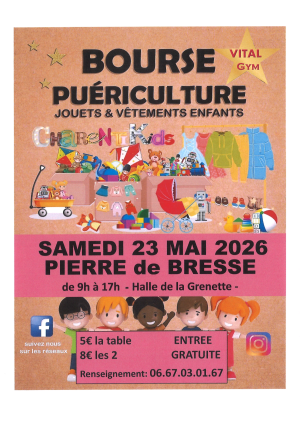 Bourse de puériculture "Vital Gym" le 23 mai 2026 