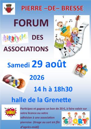 Forum des associations samedi 29 août 2026