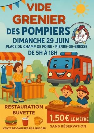 Vide-grenier de l'AMICALE DES SAPEURS-POMPIERS 29 juin 2025