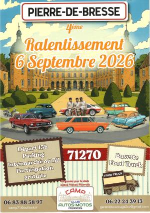 Défilé autos motos CAMP 6 sept. 2026