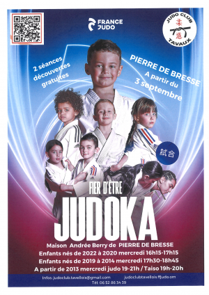 Portes ouvertes JUDO CLUB - 3 et 10 sept. après-midi