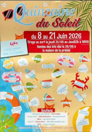Quinzaine commerciale du soleil du 8 au 21 juin 2026