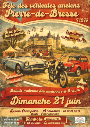 Fête des véhicules anciens - 21 juin 2026 au champ de foire