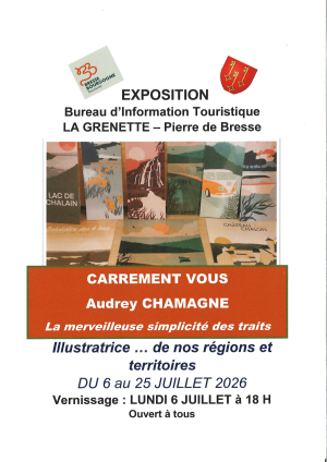 Exposition "CARREMENT VOUS" du 6 au 25 juillet 2026 