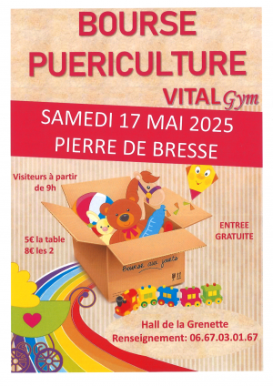 Bourse de puériculture 17 mai 2025