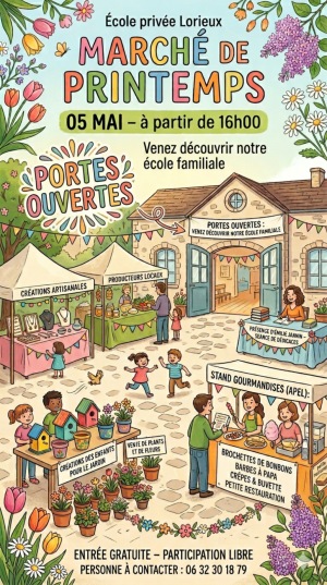 ECOLE PRIVEE LORIEUX - Journée portes ouvertes 5 mai 2026 